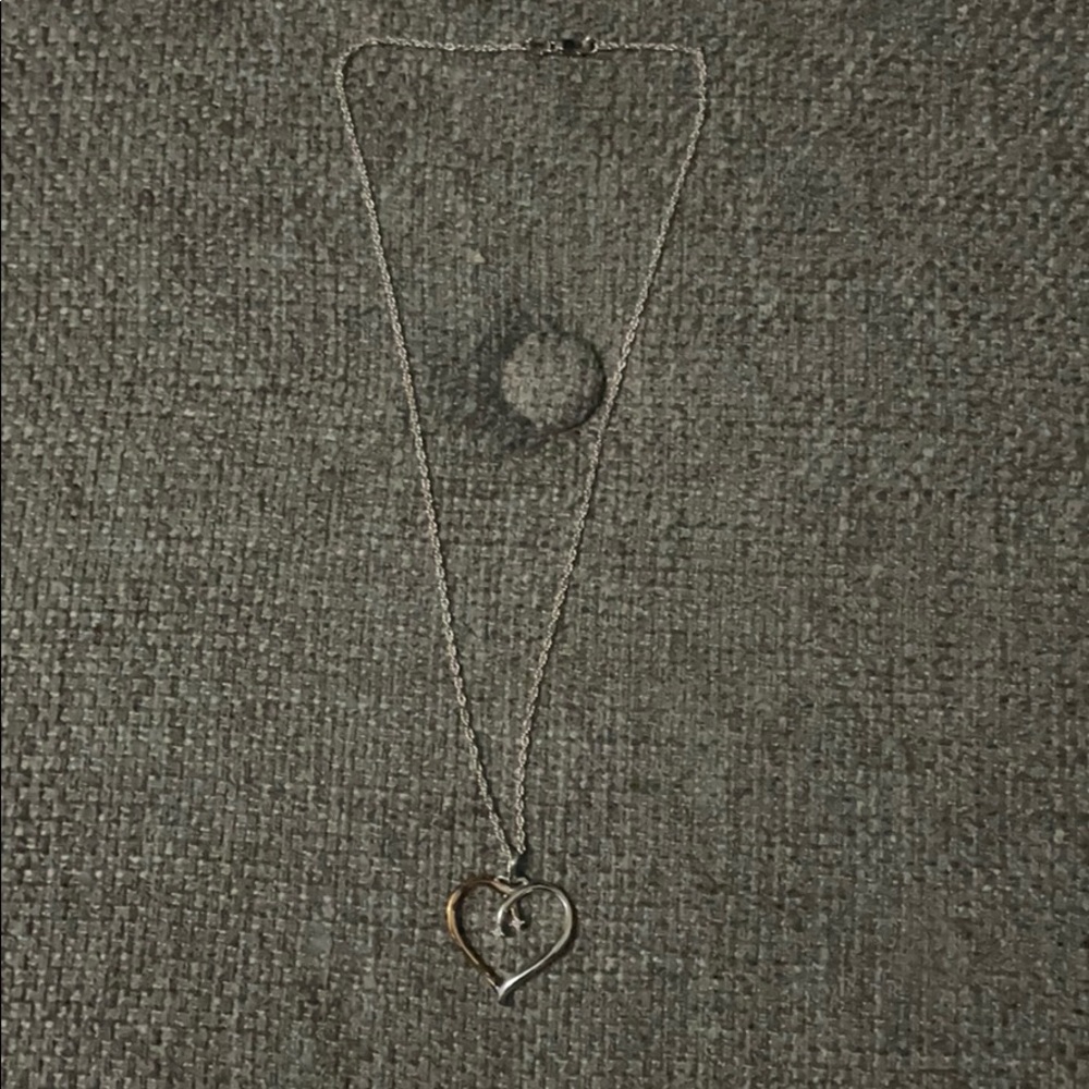 Sterling silver necklace and pendant